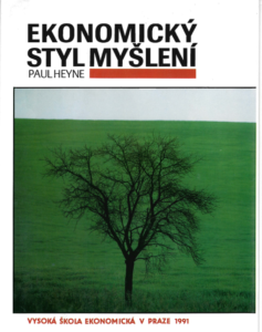 Book Cover: Heyne, P. (1973) Ekonomický styl myšlení